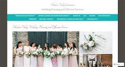 Desktop Screenshot of hudsonvalleyceremonies.com