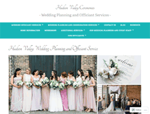 Tablet Screenshot of hudsonvalleyceremonies.com